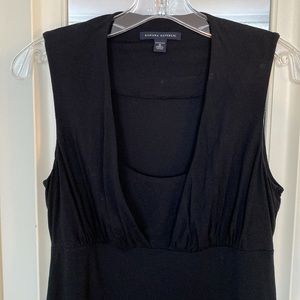 Sale!! Banana Republic pleated black modal tank top
